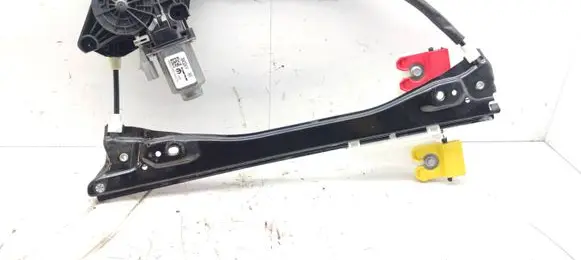 Sliding door window regulator with motor