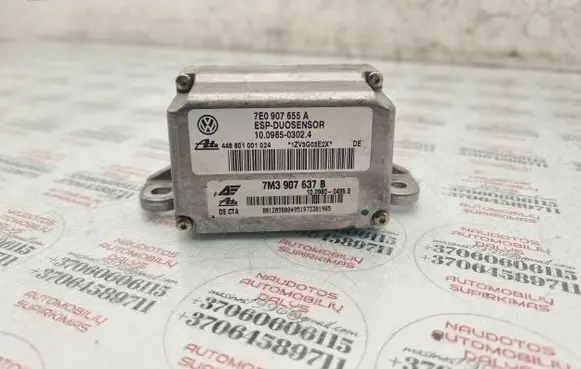Volkswagen Sharan ESP acceleration yaw rate sensor 7M3907637B 7E0907655A