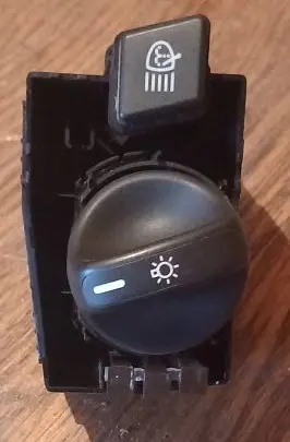 Mercedes-Benz E W210 Light switch 2054505044 04055540