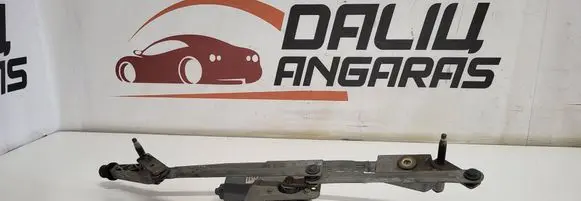 Front wiper linkage and motor