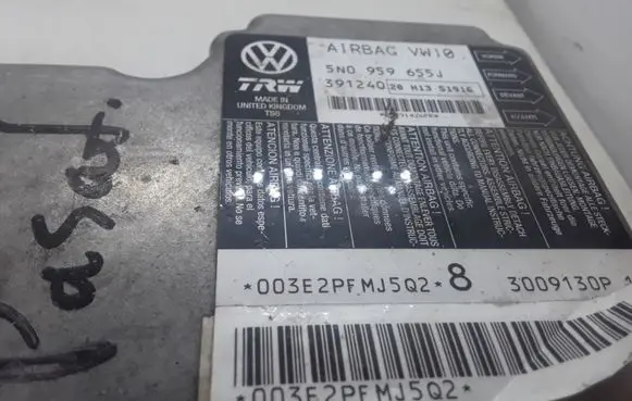 Volkswagen PASSAT B6 Airbag control unit/module 20H13S1916 391240 3009130P