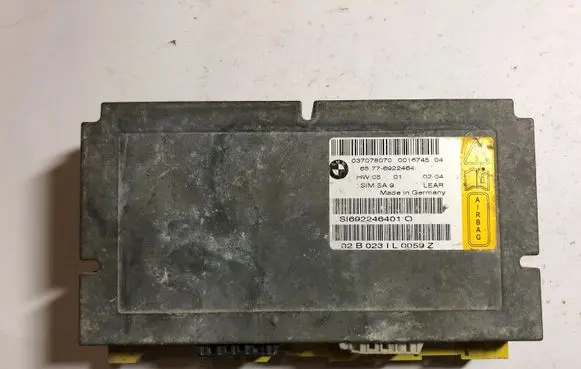 BMW 7 E65 E66 Airbag control unit/module 6922464 65776922464 05010204