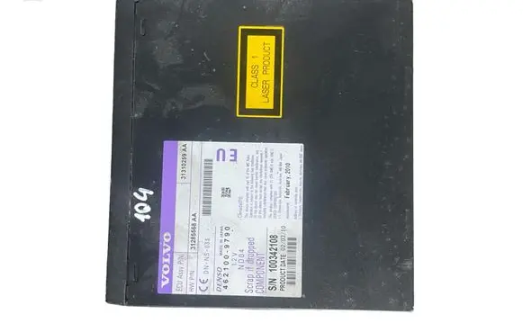 Volvo XC60 Navigation unit CD/DVD player 31285568AA 4621009790 100342108