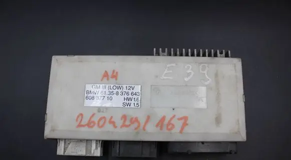 BMW 5 E39 Comfort/convenience module 8376643 083771 HW16