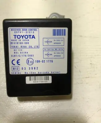 Toyota Corolla Verso AR10 Door control unit/module 897410F010 61B168000
