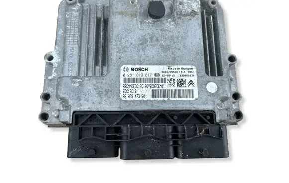 Peugeot 208 I Engine control unit/module 9805947380 0281019817 9666729580