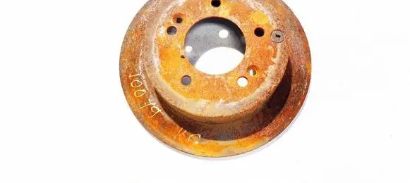 KIA Sportage Rear brake disc neventiliuojamas
