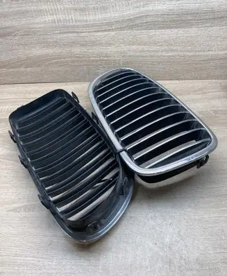 BMW 5 F10 F11 Front bumper upper radiator grill 7200728 7200727 GRILLPAIR