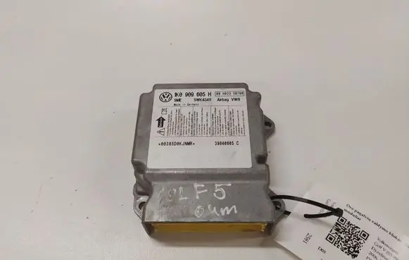 Volkswagen Golf V Airbag control unit/module 1K0909605H 5WK43411