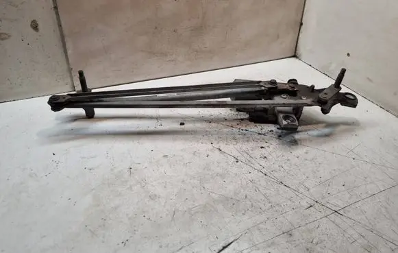 Front wiper linkage and motor