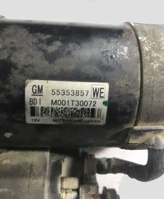 Opel Insignia A Starter motor 55353857 M001T30072
