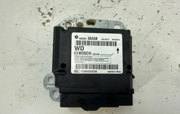 Dodge Durango Airbag control unit/module 68355362AB 0285014040 T52MD052803768