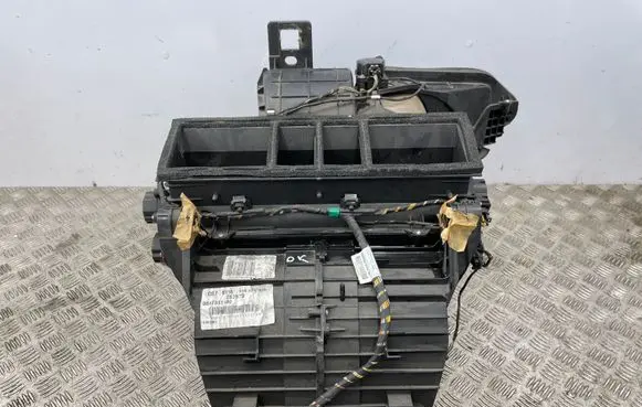 Interior heater climate box assembly