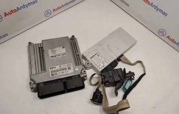 BMW 1 E81 E87 Engine ECU kit and lock set 7797217 13617797217 0281011963