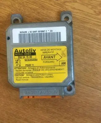 Peugeot 206 Airbag control unit/module 550541500 9636894080