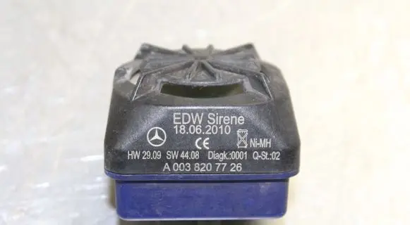 Mercedes-Benz E W212 Alarm system siren A0038207726