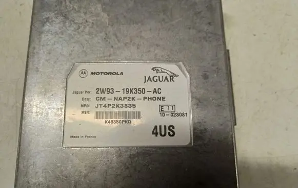 Jaguar S-Type Phone control unit/module 2W9319K350AC CMNAP2K JT4P2K3835