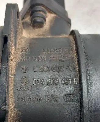 Volkswagen Sharan Mass air flow meter 074906461B 0281002461