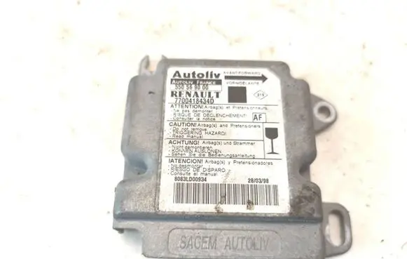 Renault Scenic I Airbag control unit/module 7700418434D 550569000