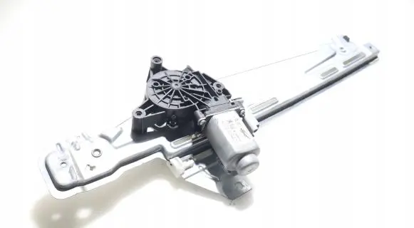 Rear window lifting mechanism without motor