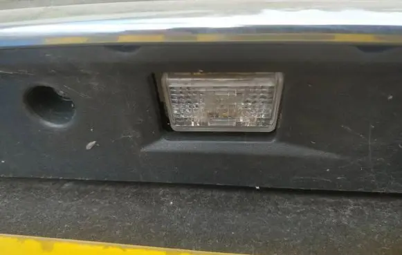 Mercedes-Benz C W204 Number plate light