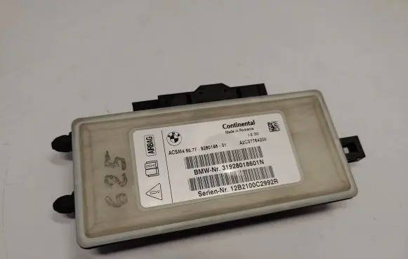 BMW 5 F10 F11 Airbag control unit/module 65779280186 65779319493
