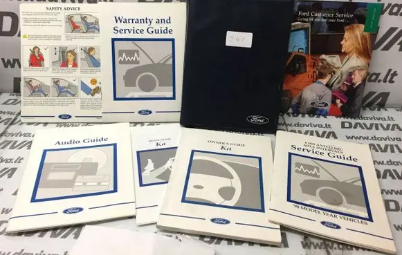 Ford Ka Owners service history hand book 