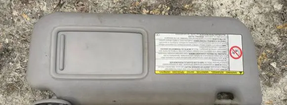 Toyota Yaris Sun visor