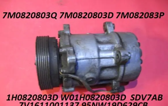 Volkswagen PASSAT B3 Air conditioning (A/C) compressor (pump) 7M0820803Q SDV7AB