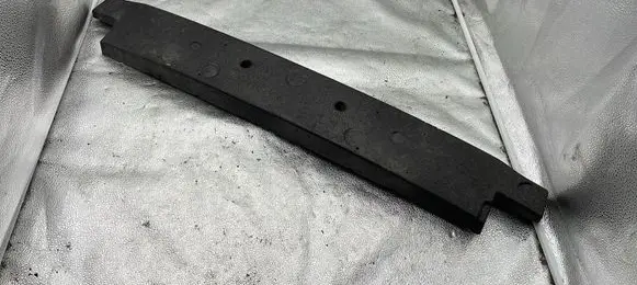 Front bumper foam support bar