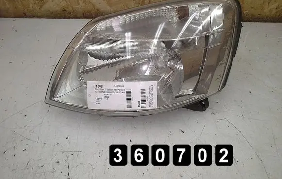 Peugeot Partner Headlight/headlamp # 9644150980