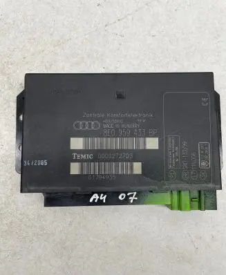 Audi A4 S4 B6 8E 8H Comfort/convenience module 8E0959433BP 00002727D3 01794935