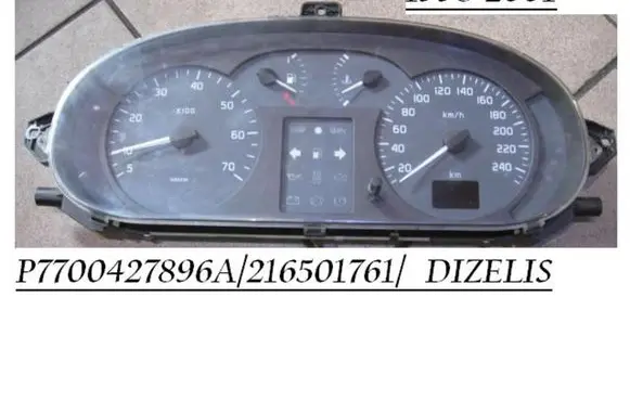 Renault Scenic I Speedometer (instrument cluster) P7700427896A 216501761