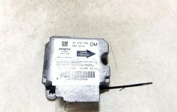 Opel Zafira A Airbag control unit/module 21416704 5wk42978