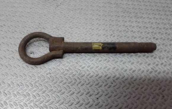 Towing hook eye