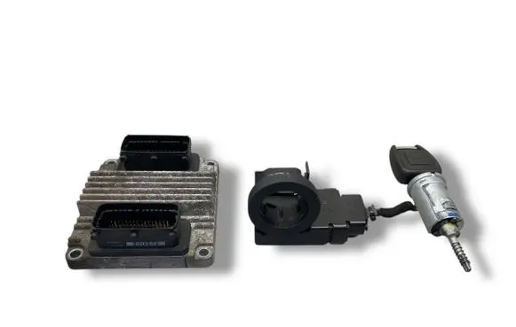 Opel Zafira A Engine ECU kit and lock set 12242020 24445098