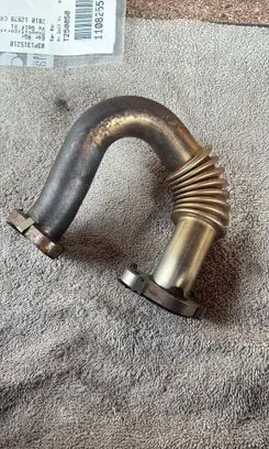 Volkswagen Golf VI EGR valve line/pipe/hose 03P131521B