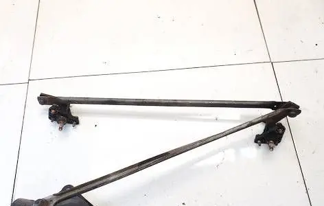 Front wiper linkage and motor