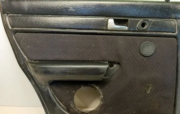 Rear door card panel trim