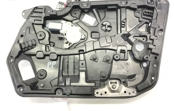 Front door window regulator with motor