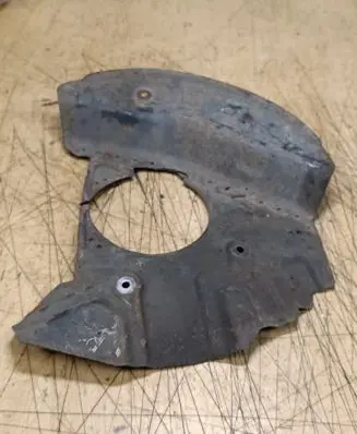 BMW X5 E53 Front brake disc dust cover plate 