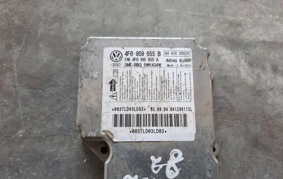Audi A6 S6 C6 4F Airbag control unit/module 4F0959655B 5WK43416 4F0910655A