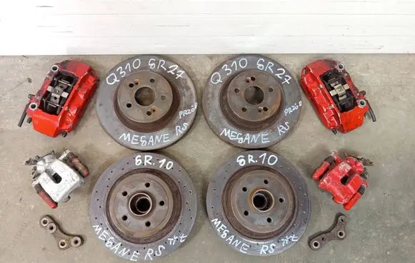 Renault Megane II Brake discs and calipers set MEGANE2RSTARCZEAZ