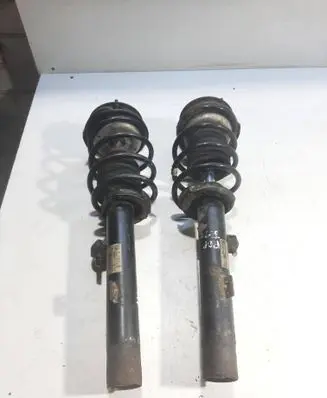 Front shock absorber with coil spring