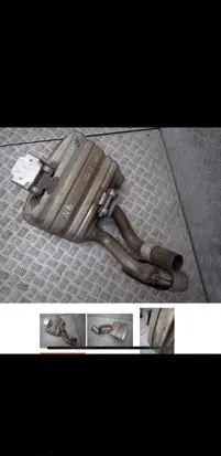 Porsche 911 991 Rear muffler/silencer tail pipe 