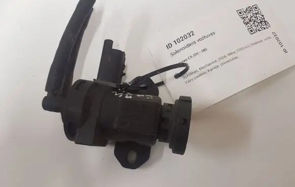 Citroen C5 Turbo solenoid valve 9635704380
