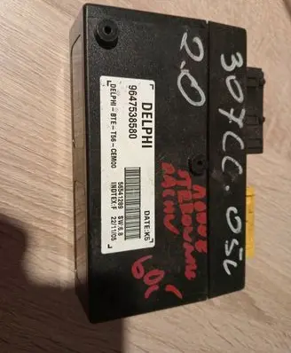 Peugeot 307 CC Other control units/modules 9647538580