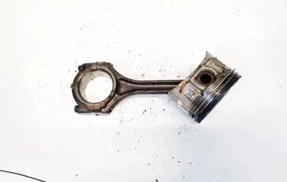 Piston with connecting rod