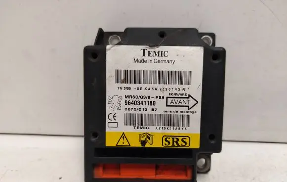 Peugeot 607 Airbag control unit/module 9640341180 L2T0K11ABK5 3675C13B
