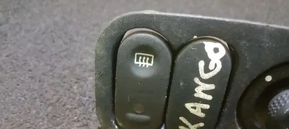 Renault Kangoo I Windscreen/window heater switch